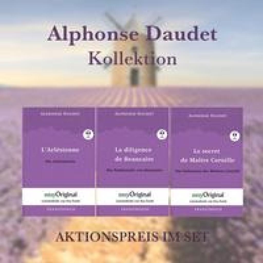 9783991127406 - EasyOriginalcom - Lesemethode von Ilya Frank - Französisch   Alphonse Daudet Kollektion (Bücher + 3 Audio-CDs) - Lesemethode von Ilya Frank m 3 Audio-CD m 3 Audio m 3 Audio 3 Teile - Alphonse Daudet Gebunden