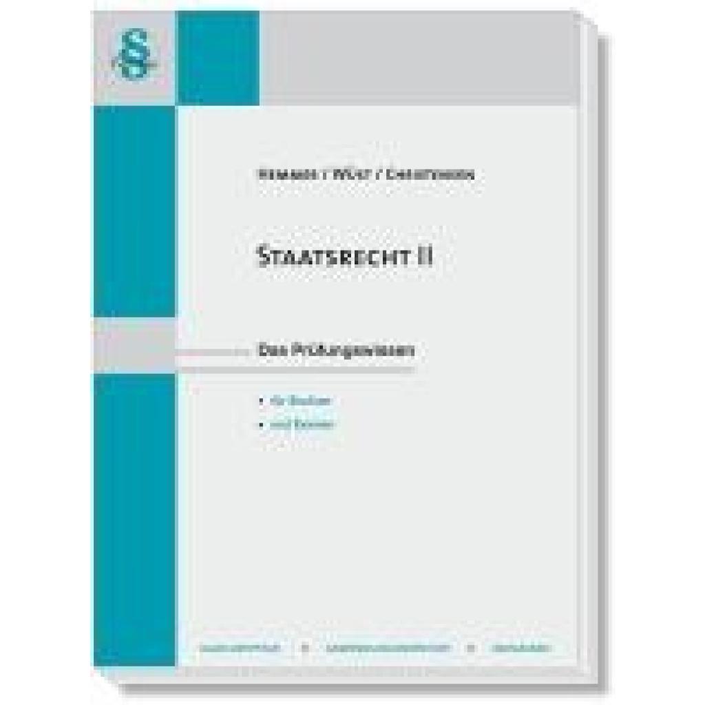 9783968382128 - Staatsrecht II - Karl-Edmund Hemmer Achim Wüst Ralph Christensen Michael Grieger Gebunden