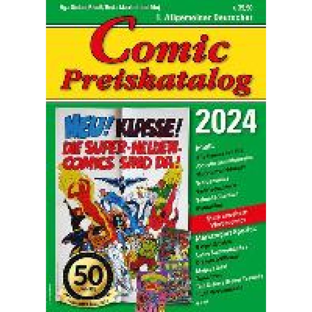 Riedl, Stefan: Comic Preiskatalog 2024 SC