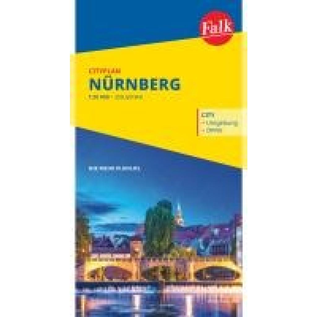 Falk Cityplan Nürnberg 1:20.000