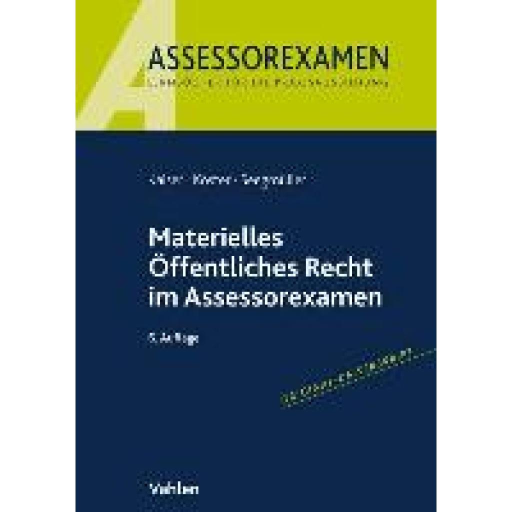 9783800671663 - Kaiser Torsten Materielles Öffentliches Recht im Assessorexamen 9783800671663 - Kaiser Torsten Materielles Öffentliches Recht im Assessorexamen