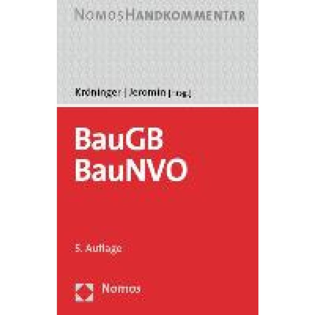 Baugesetzbuch, Baunutzungsverordnung: BauGB, BauNVO