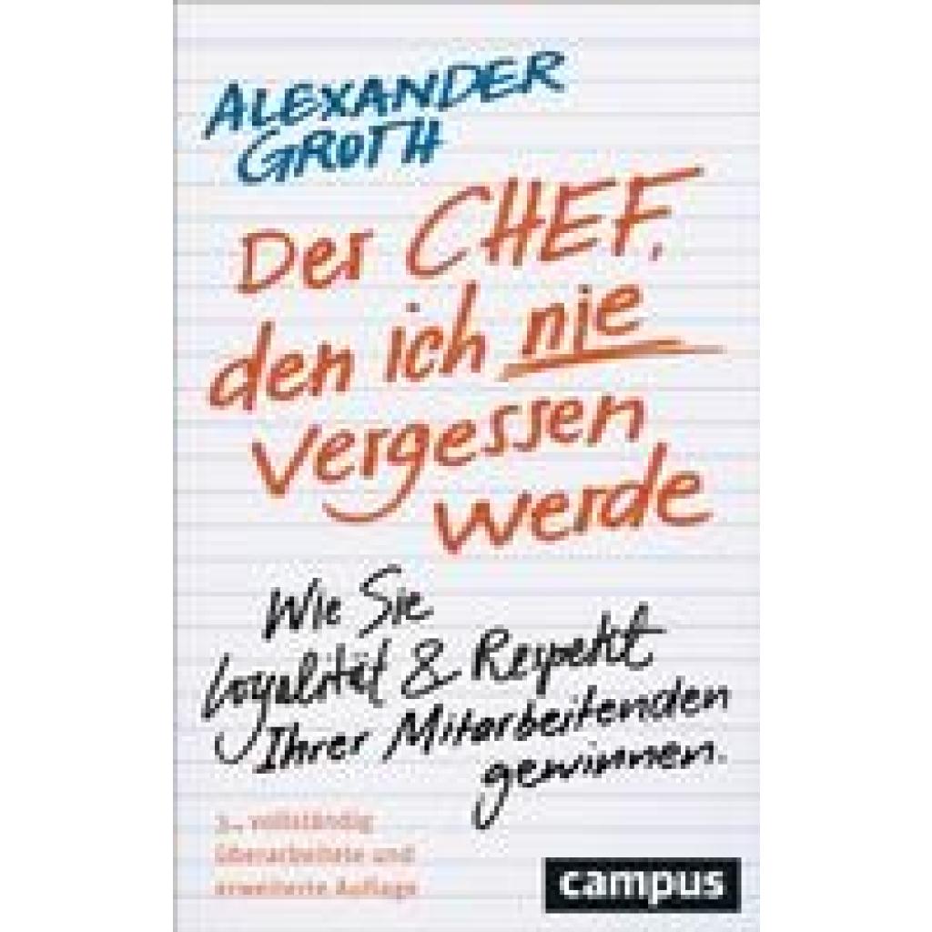 Der Chef, den ich nie vergessen werde (Groth, Alexander)