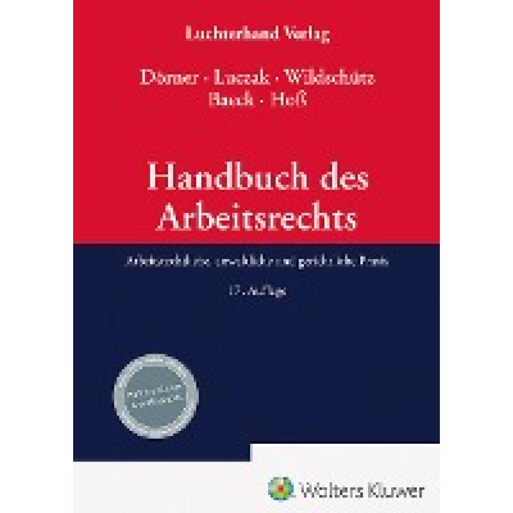 9783472097907 - Dörner Klemens Maria Handbuch des Arbeitsrechts 9783472097907 - Dörner Klemens Maria Handbuch des Arbeitsrechts