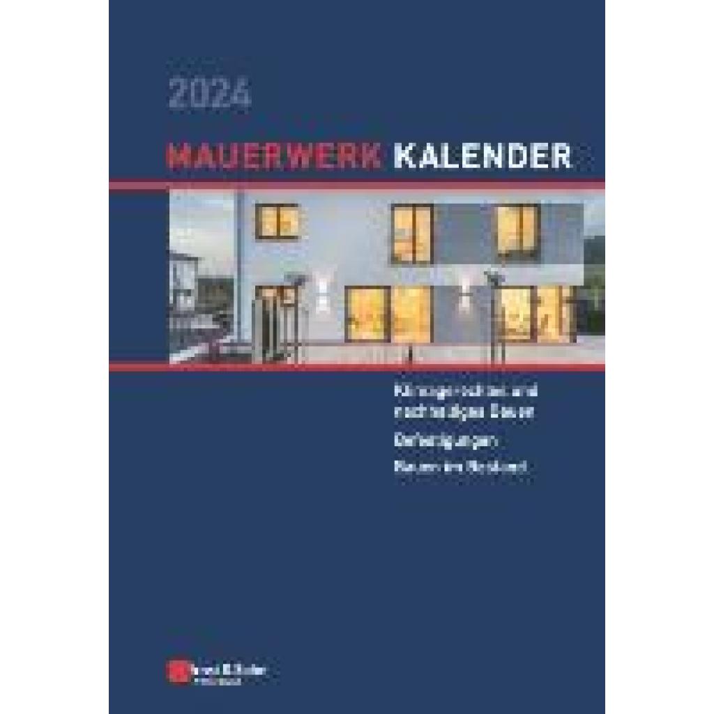 9783433034088 - Mauerwerk-Kalender 2024