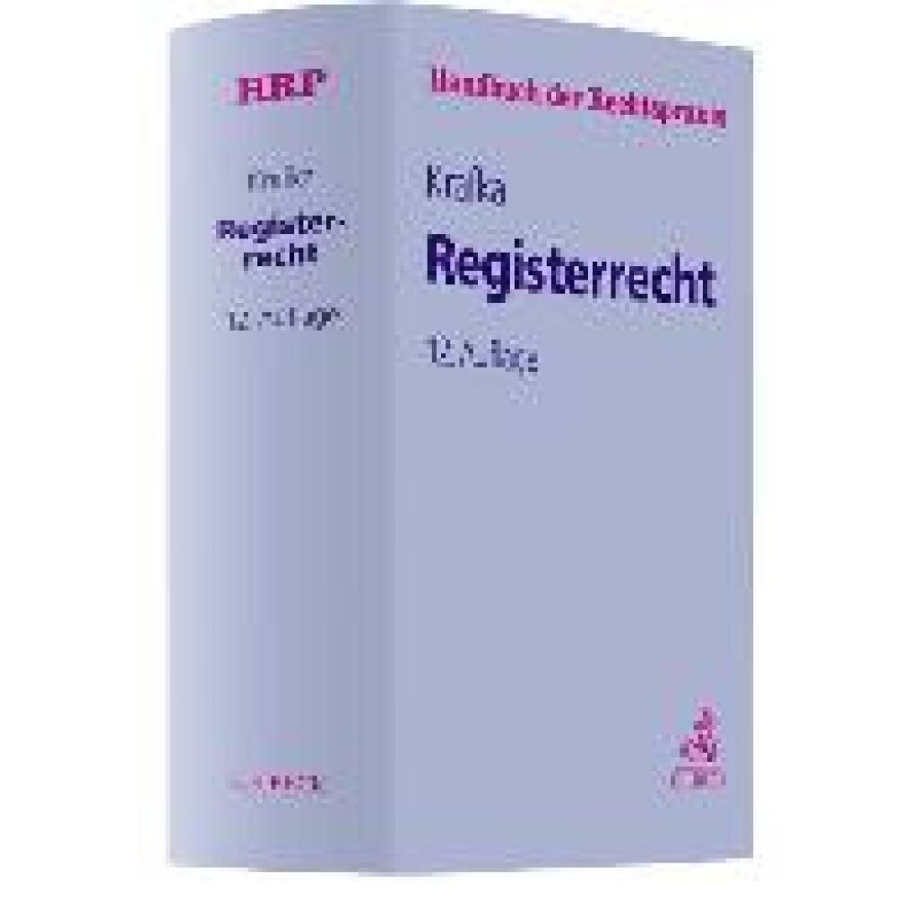 Krafka, Alexander: Registerrecht