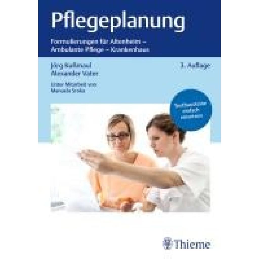 9783132455863 - Pflegeplanung - Jörg Kußmaul Alexander Vater Gebunden