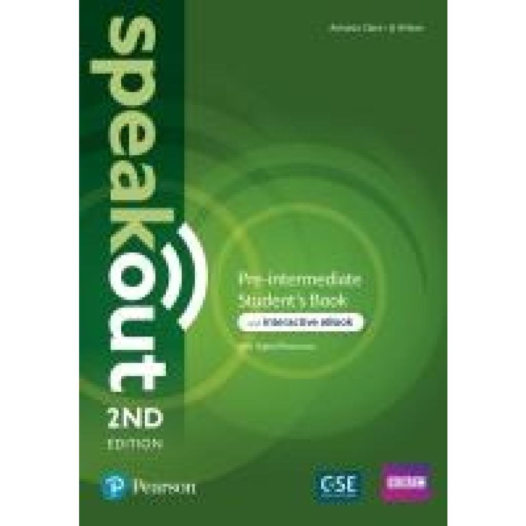 9781292394640 - Speakout 2ed Pre-intermediate Students Book & Interactive eBook with Digital Resources Access Code Kartoniert (TB)