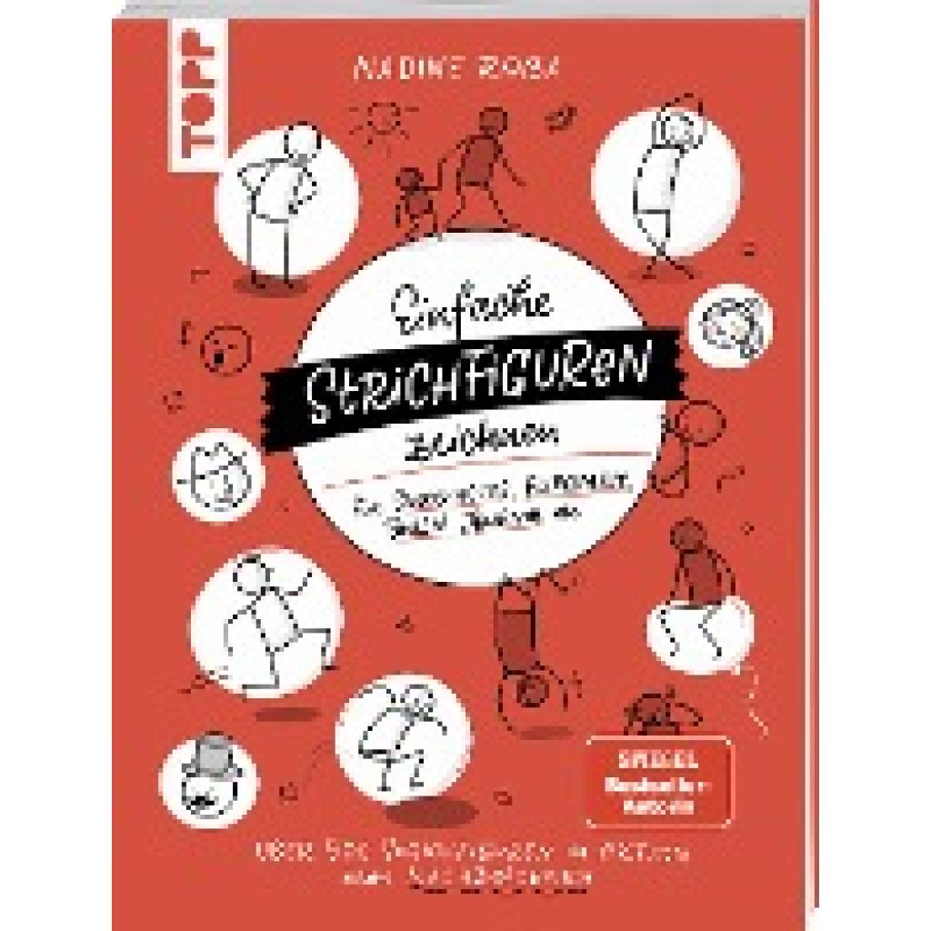 9783735880734 - Einfache Strichfiguren zeichnen (SPIEGEL Bestseller Autorin) - Nadine Roßa Kartoniert (TB)
