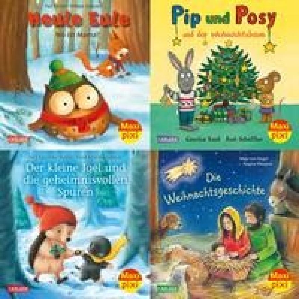 9783551030696 - Maxi-Pixi-4er-Set 104 Bilderbuchwinter (4x1 Exemplar) Gebunden