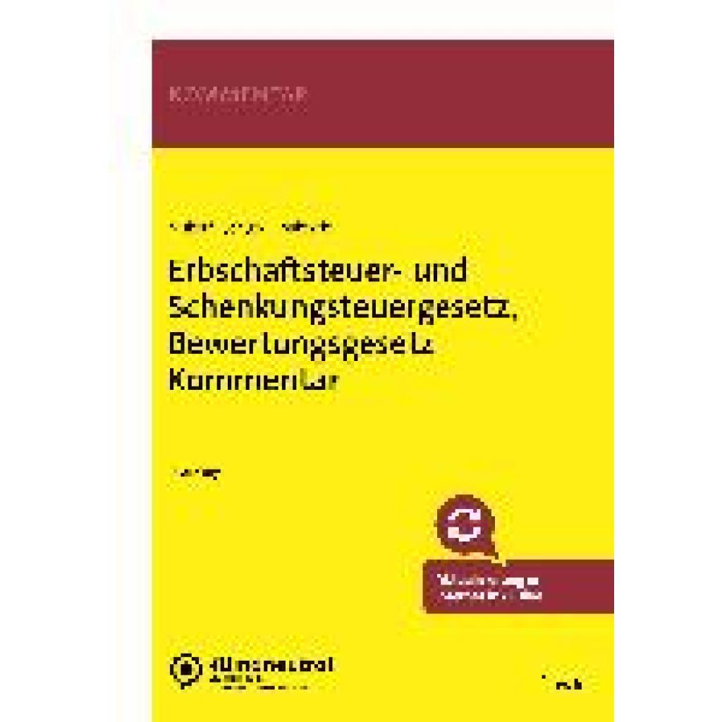 9783482516870 - Viskorf Hermann-Ulrich Erbschaftsteuer- und Schenkungsteuergesetz Bewertungsgesetz Kommentar