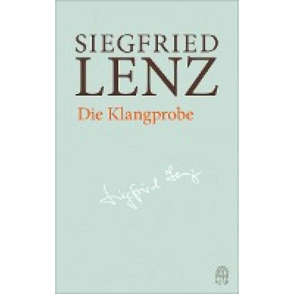 9783455406023 - Lenz Siegfried Die Klangprobe