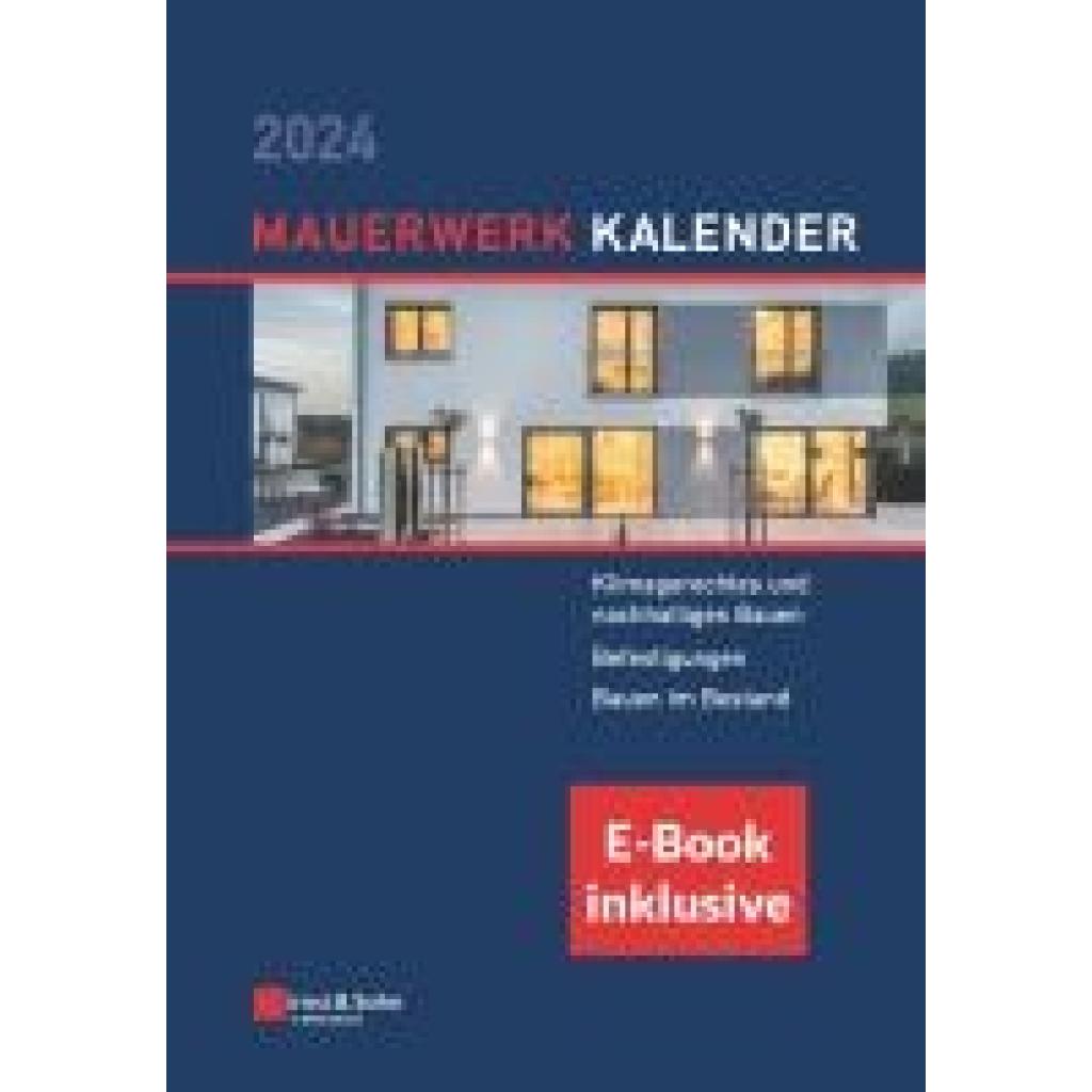 Mauerwerk-Kalender 2024. E-Bundle