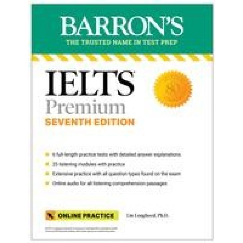 9781506288291 - IELTS Premium 6 Practice Tests + Comprehensive Review + Online Audio - Lin Lougheed Kartoniert (TB)