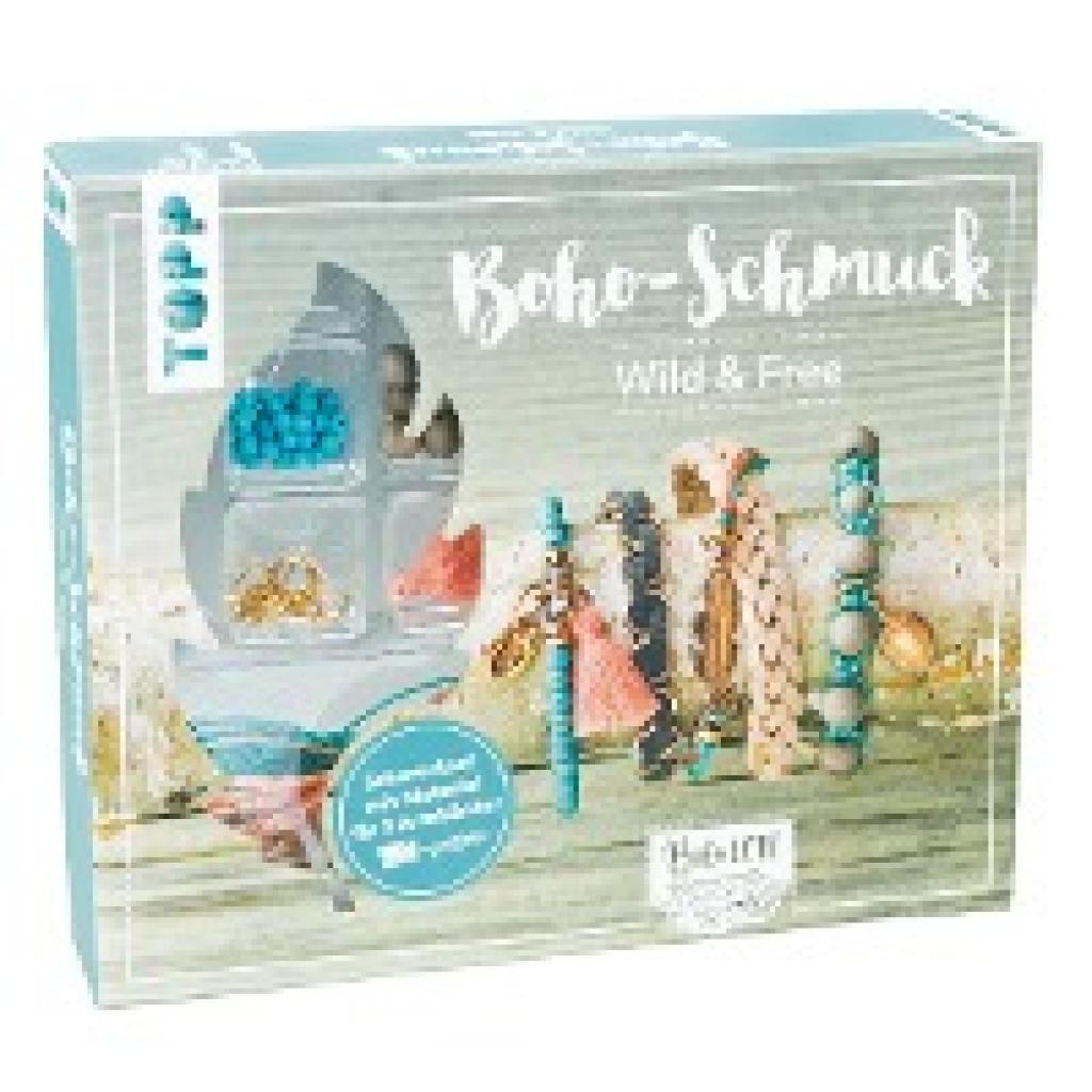 Eder, Elke: Boho-Schmuckset Wild & Free (Türkis/ Lachs)