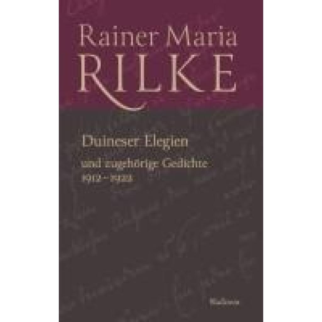 9783835354654 - Duineser Elegien - Rainer Maria Rilke Gebunden