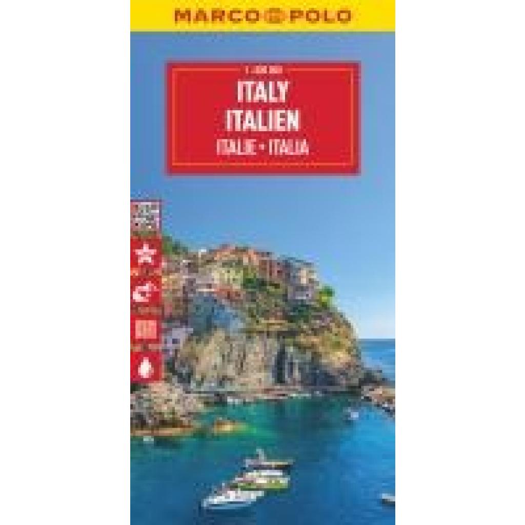 MARCO POLO Reisekarte Italien 1:850.000