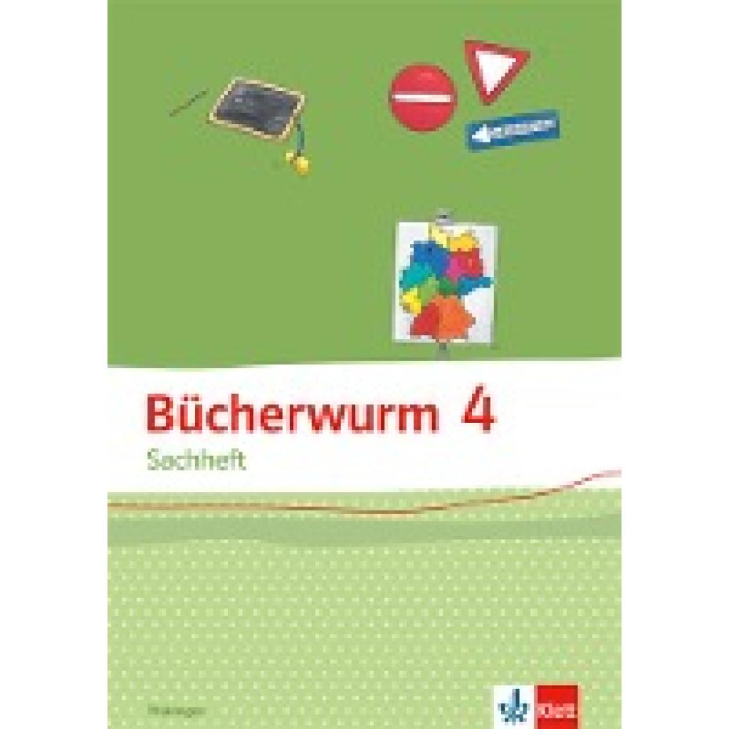 Bücherwurm Sachheft. Arbeitsheft 4. Schuljahr für Thüringen