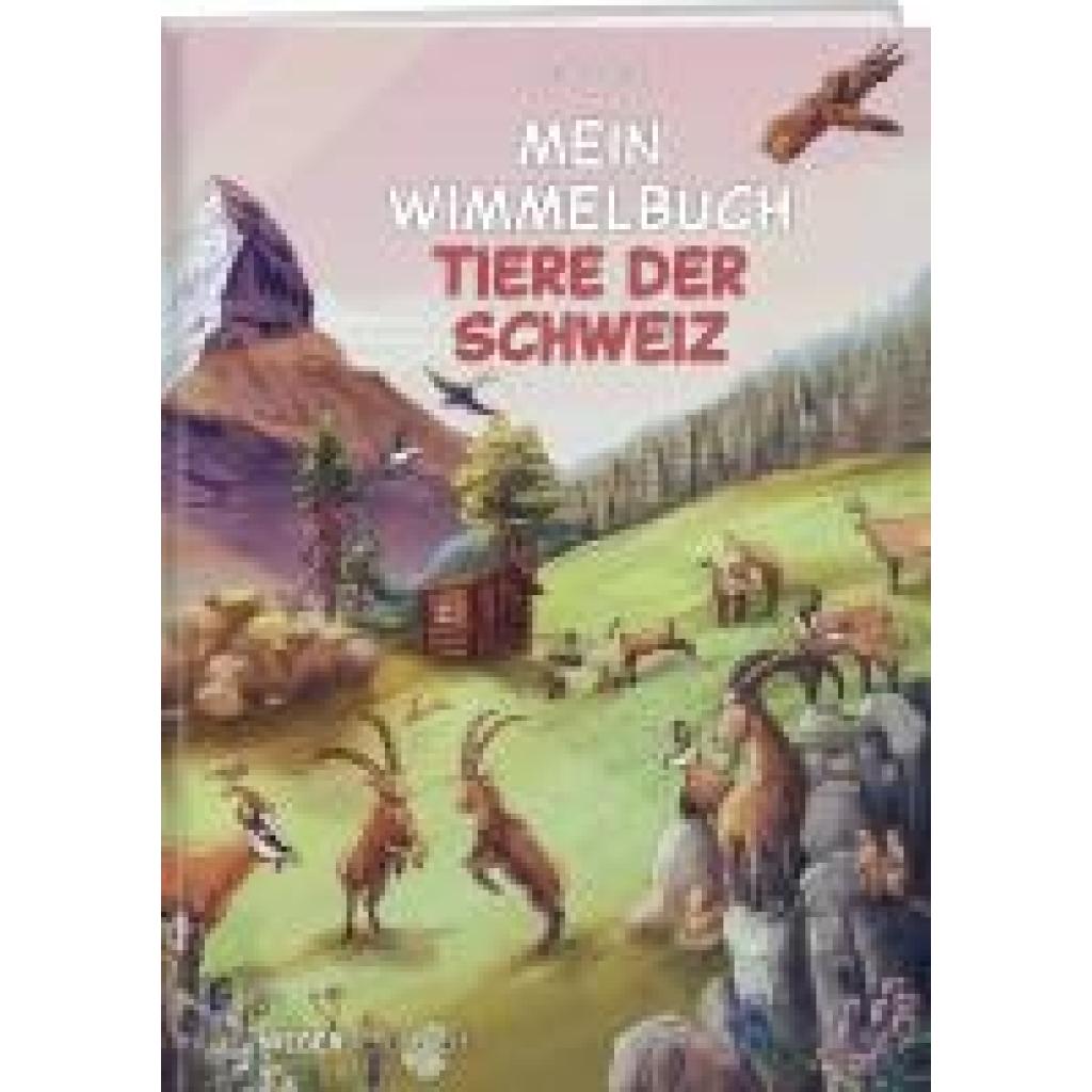 9783038184225 - Mein Wimmelbuch Tiere der Schweiz - Celine Geser Pappband