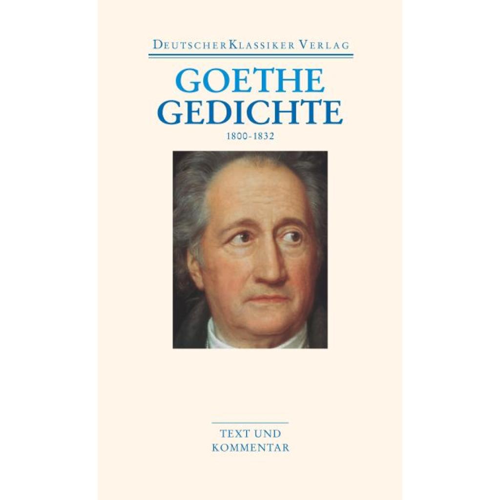 9783618680451 - Gedichte 1800-1832 - Johann Wolfgang von Goethe Kartoniert (TB)