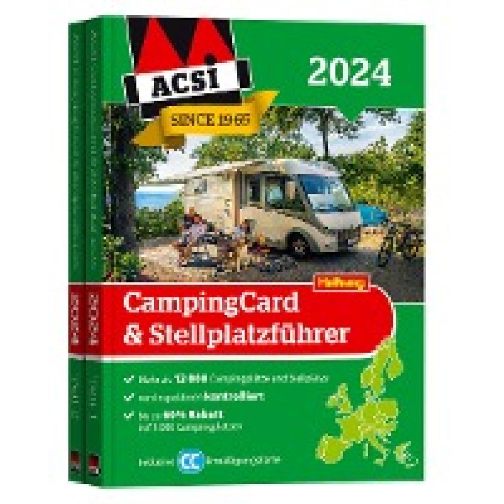 Europa 2024, CampingCard & Stellplatzführer ACSI