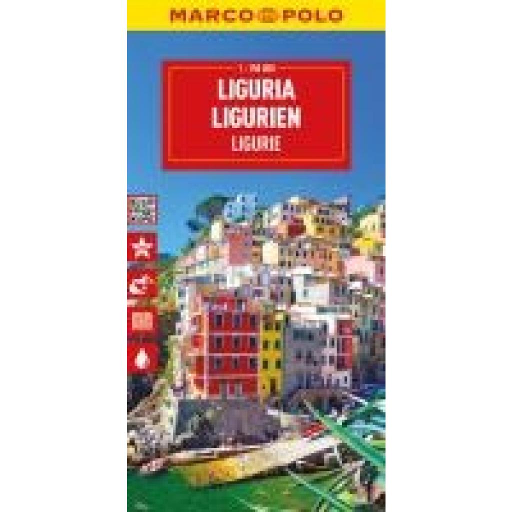 MARCO POLO Regionalkarte Italien 05 Ligurien 1:200.000