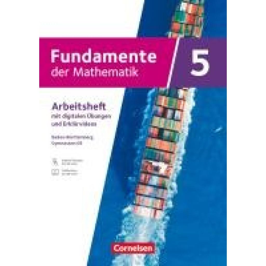 9783060407644 - Fundamente der Mathematik 5 Schuljahr - Baden-Württemberg - G9 ab 2025 - Arbeitsheft mit Erklärfilmen und digitalen Übungen 9783060407644 - Fundamente der Mathematik 5 Schuljahr - Baden-Württemberg - G9 ab 2025 - Arbeitsheft mit Erklärfilmen und digitalen Übungen