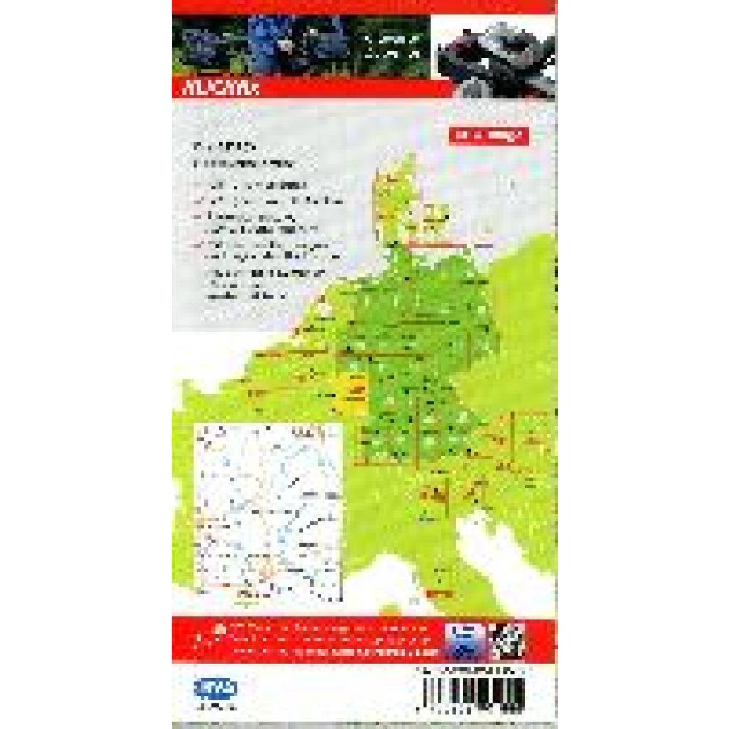 9783969901885 - ADFC-Radtourenkarte 19 Saarland  Mosel 1150000 reiß- und wetterfest E-Bike geeignet GPS-Tracks Download mit Bett+Bike Symbolen mit Kilometer-Angaben Karte (im Sinne von Landkarte)