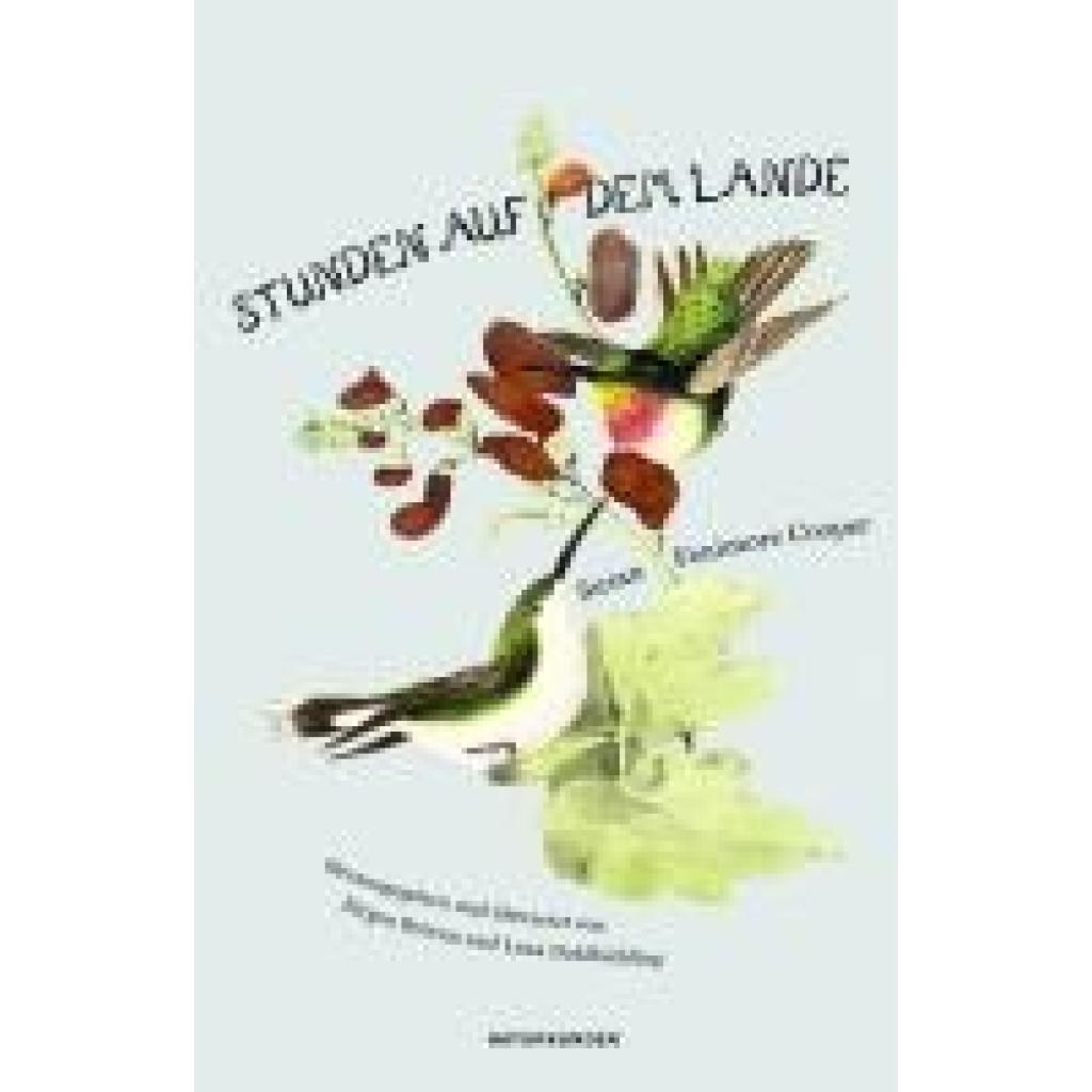 9783751840057 - Stunden auf dem Lande - Susan Fenimore Cooper Gebunden