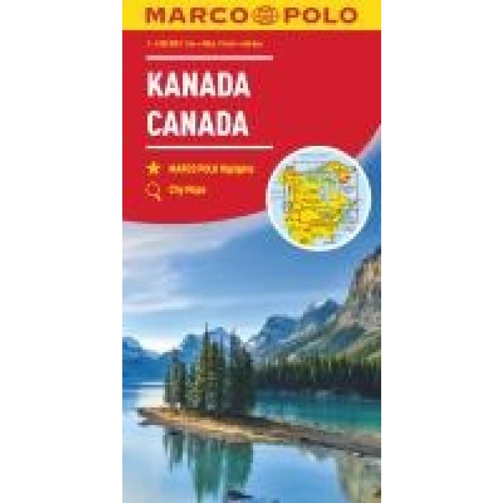 MARCO POLO Kontinentalkarte Kanada 1:4 Mio.