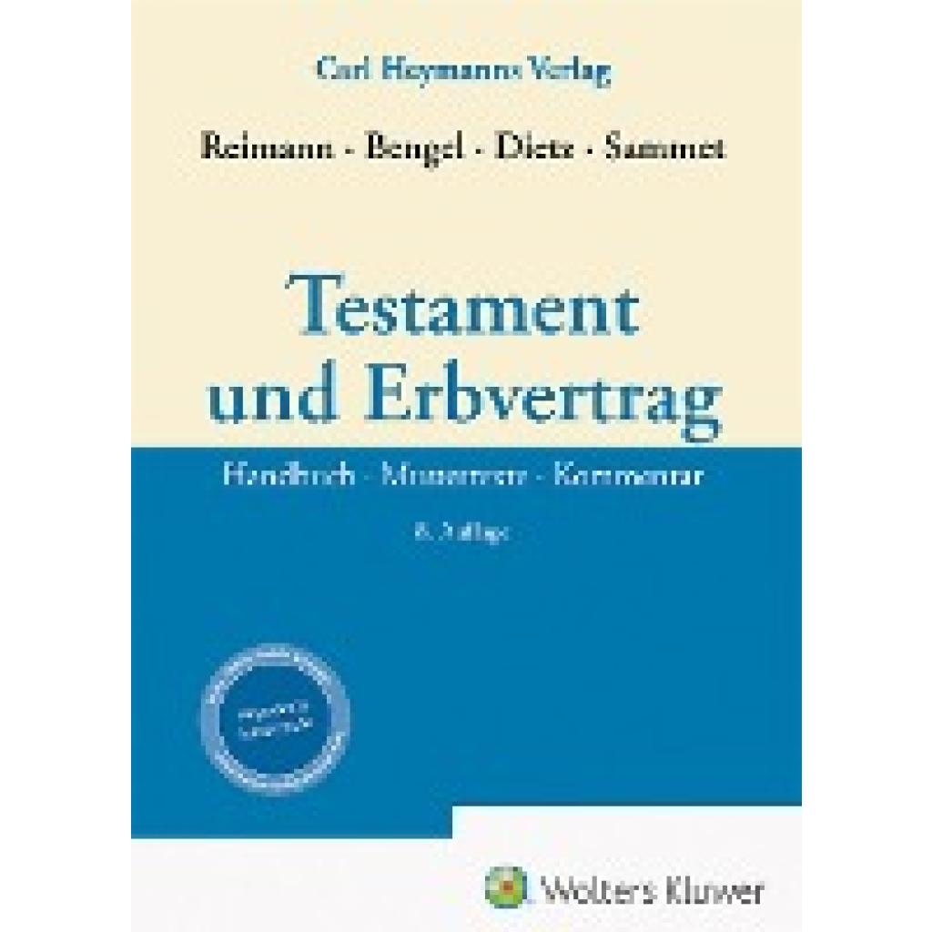 9783452301604 - Testament und Erbvertrag