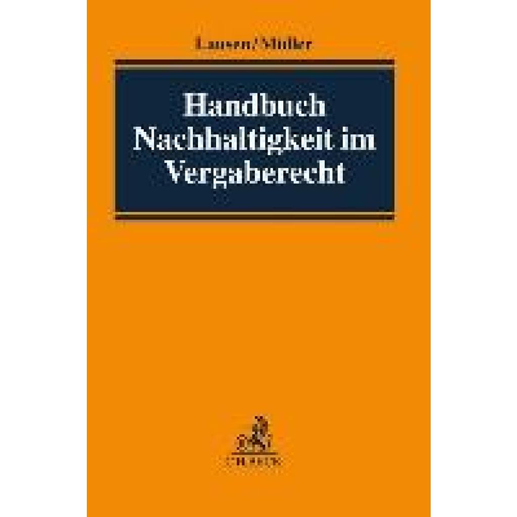 9783406804359 - Handbuch Nachhaltigkeit im Vergaberecht