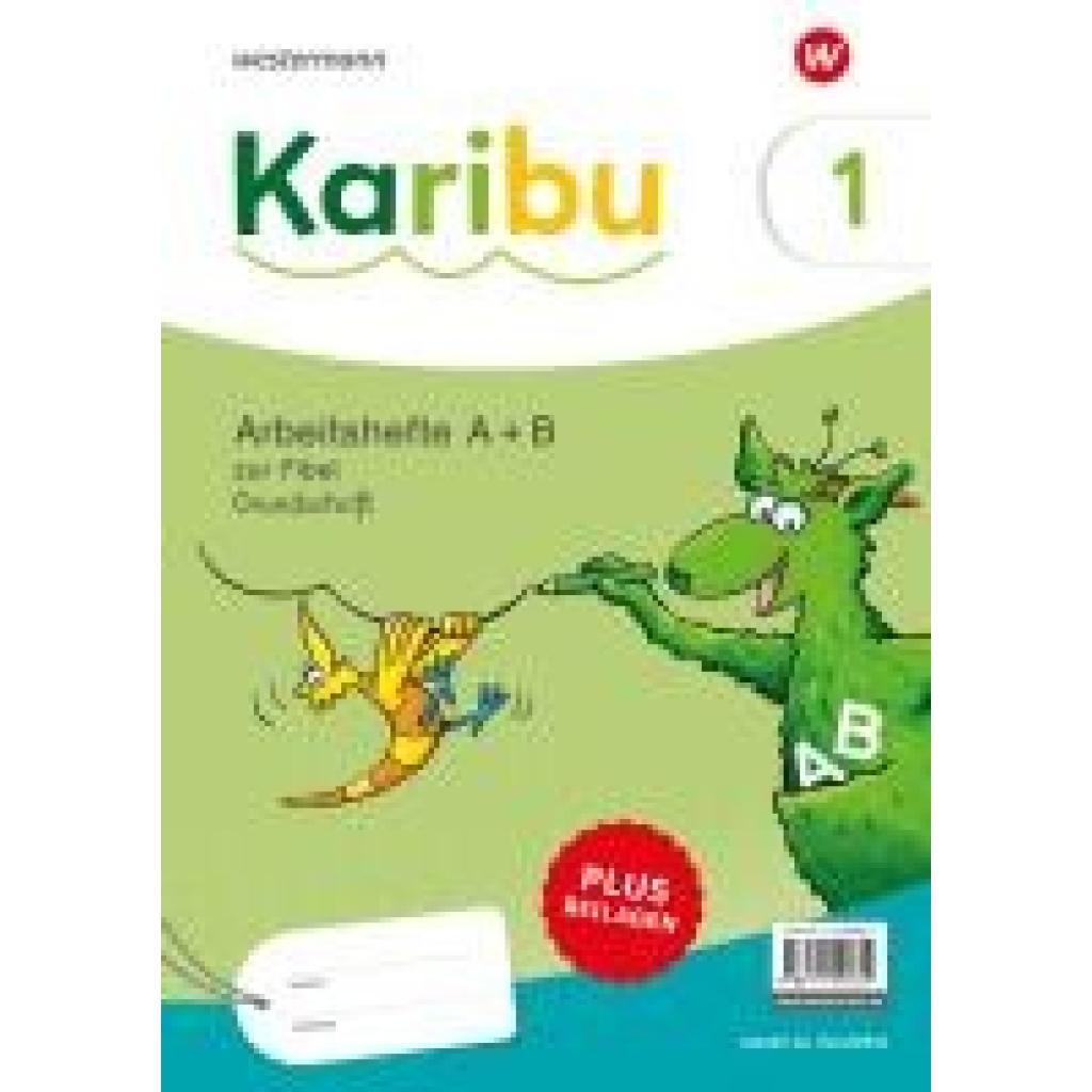9783141292619 - Karibu Paket Arbeitshefte 1 (A+B) Grundschrift zur Fibel Ausleihe plus Beilagen 1b