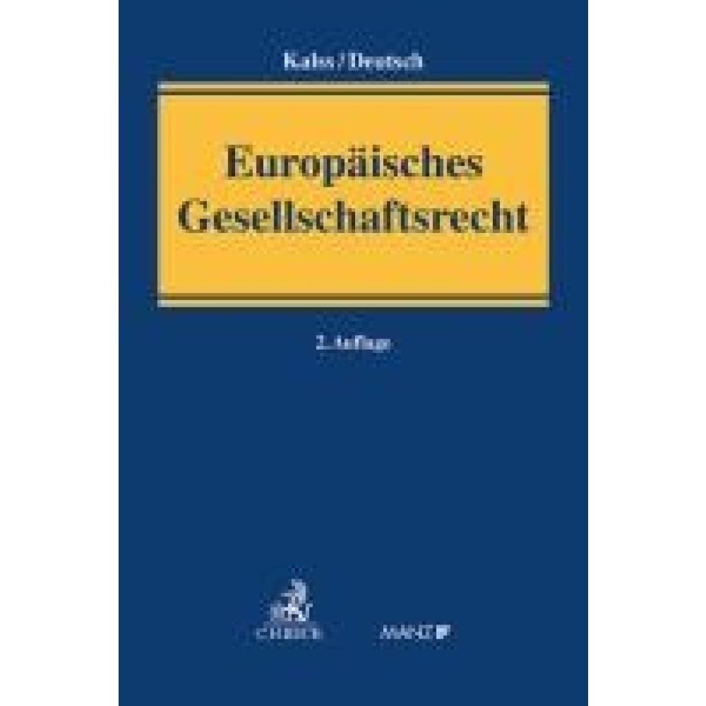 9783406813078 - Kalss Susanne Europäisches Gesellschaftsrecht
