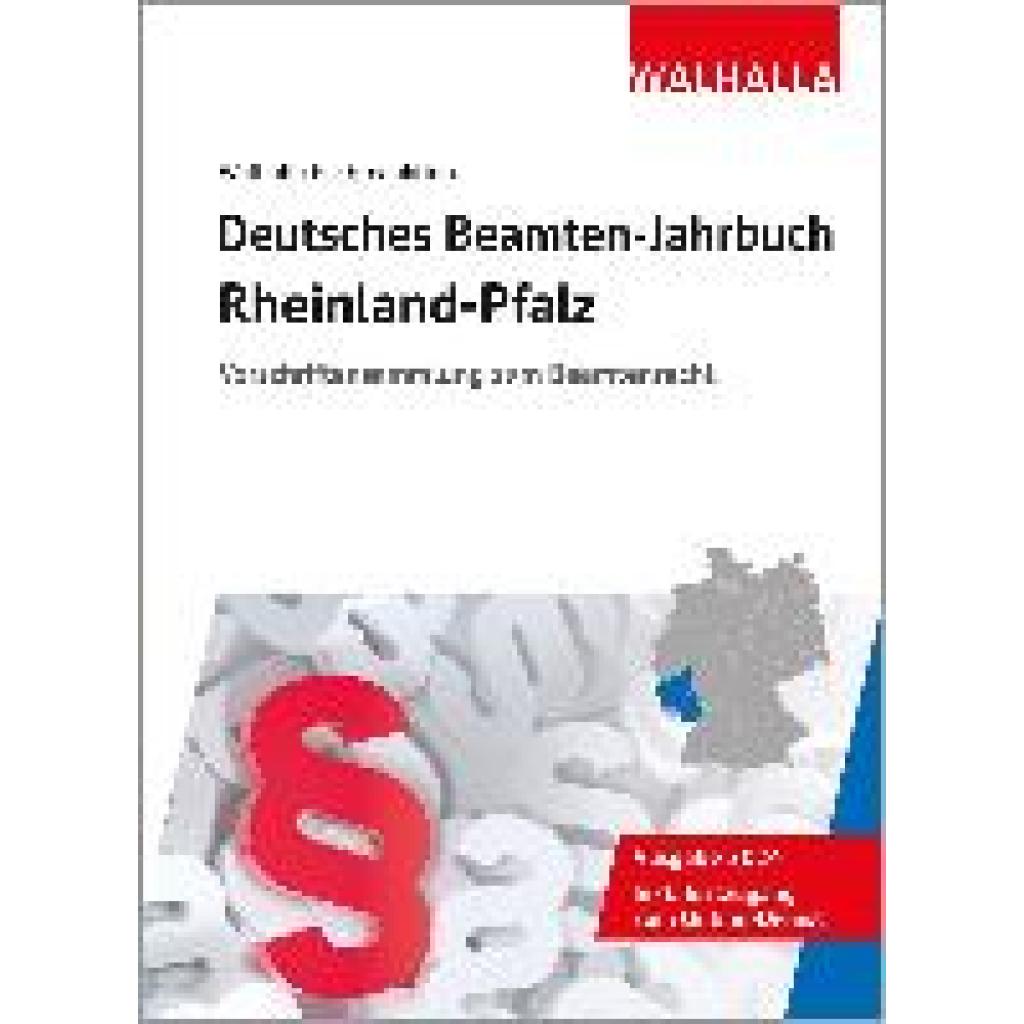 9783802912054 - Walhalla Fachredaktion Deutsches Beamten-Jahrbuch Rheinland-Pfalz 2024