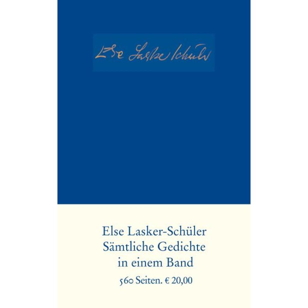 9783633541966 - Sämtliche Gedichte - Else Lasker-Schüler Leinen