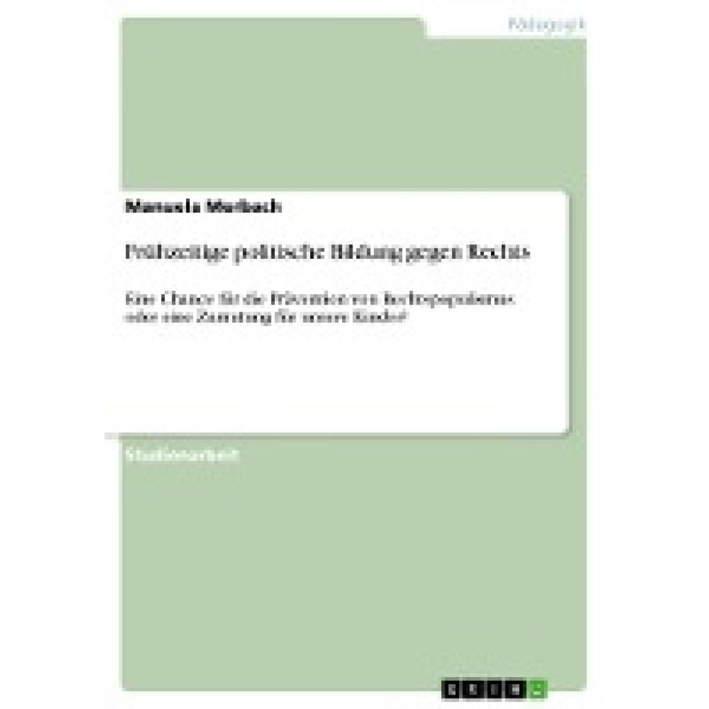 Merbach, Manuela: Frühzeitige politische Bildung gegen Rechts