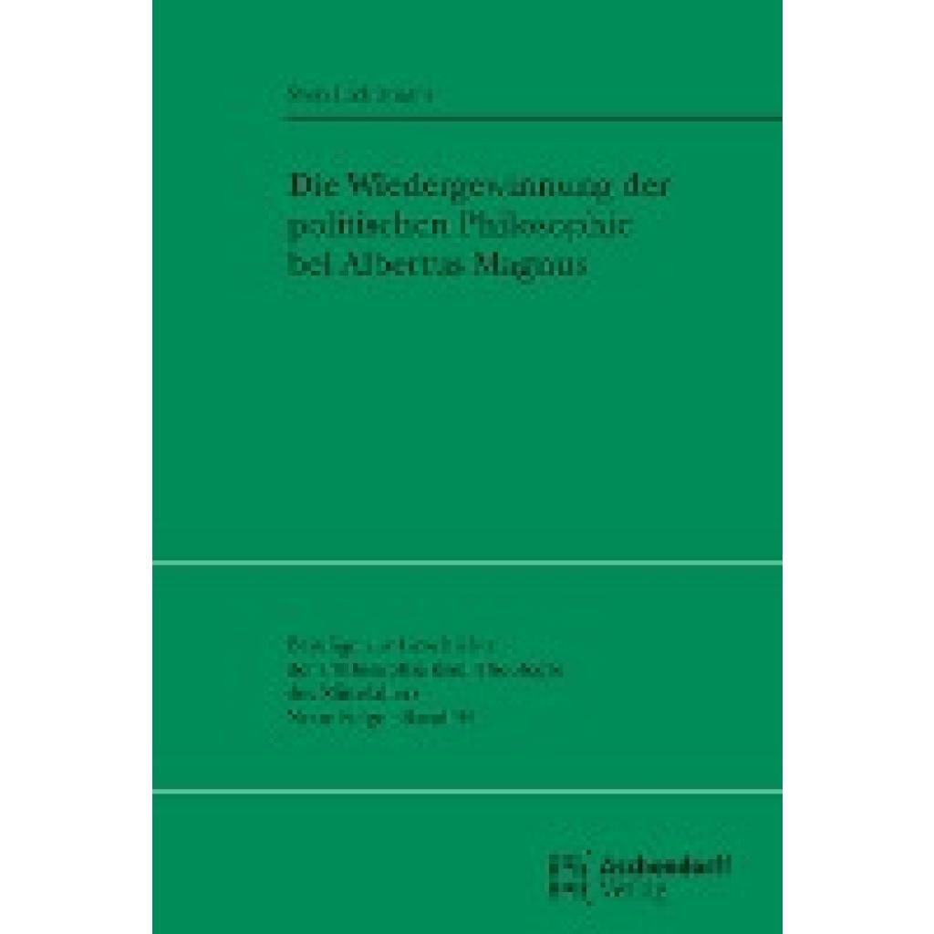 Lichtmann, Sven: Die Wiedergewinnung der politischen Philosophie