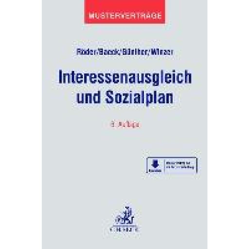 9783406796197 - Röder Gerhard Interessenausgleich und Sozialplan