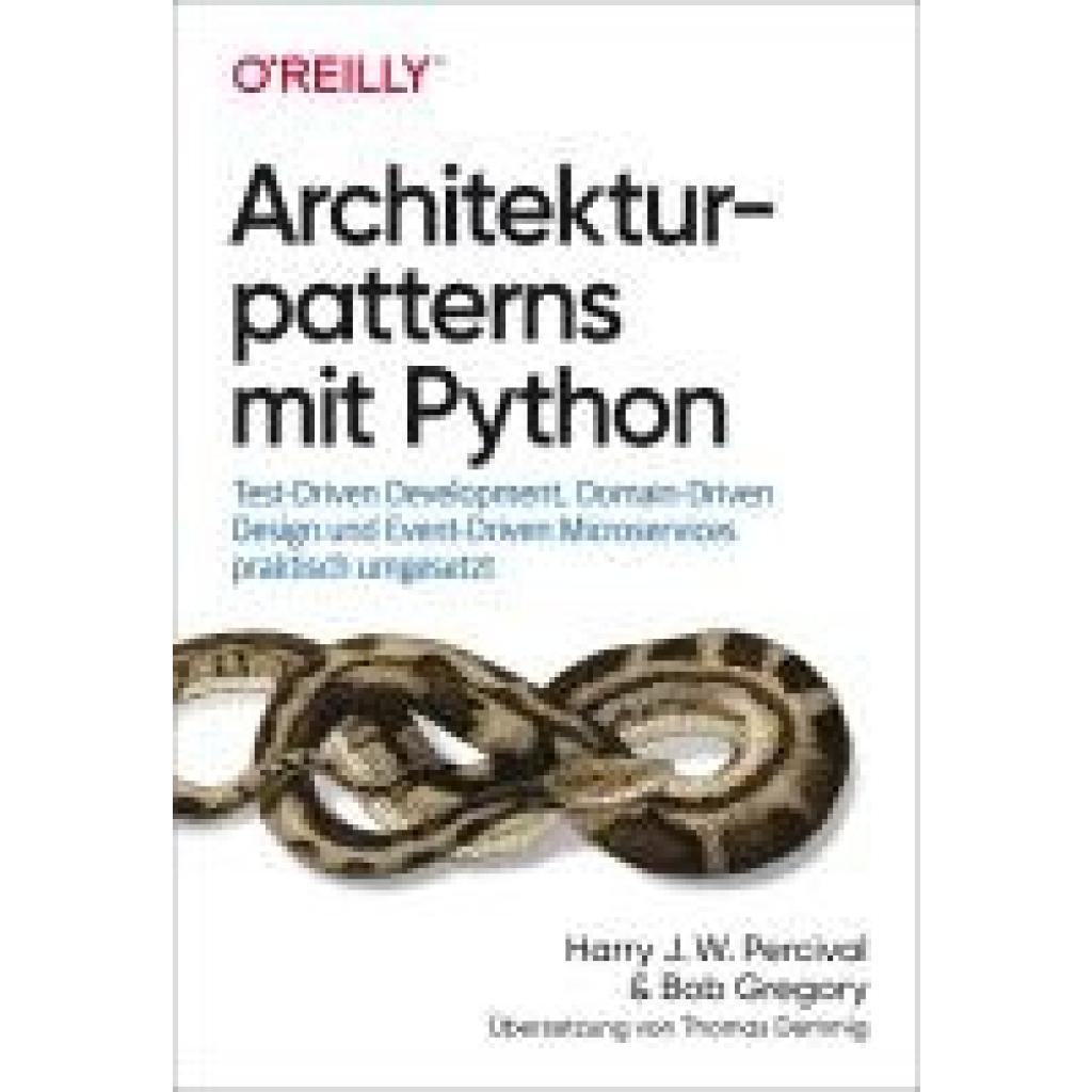 9783960091653 - Animals   Architekturpatterns mit Python - Harry J W Percival Bob Gregory Kartoniert (TB)