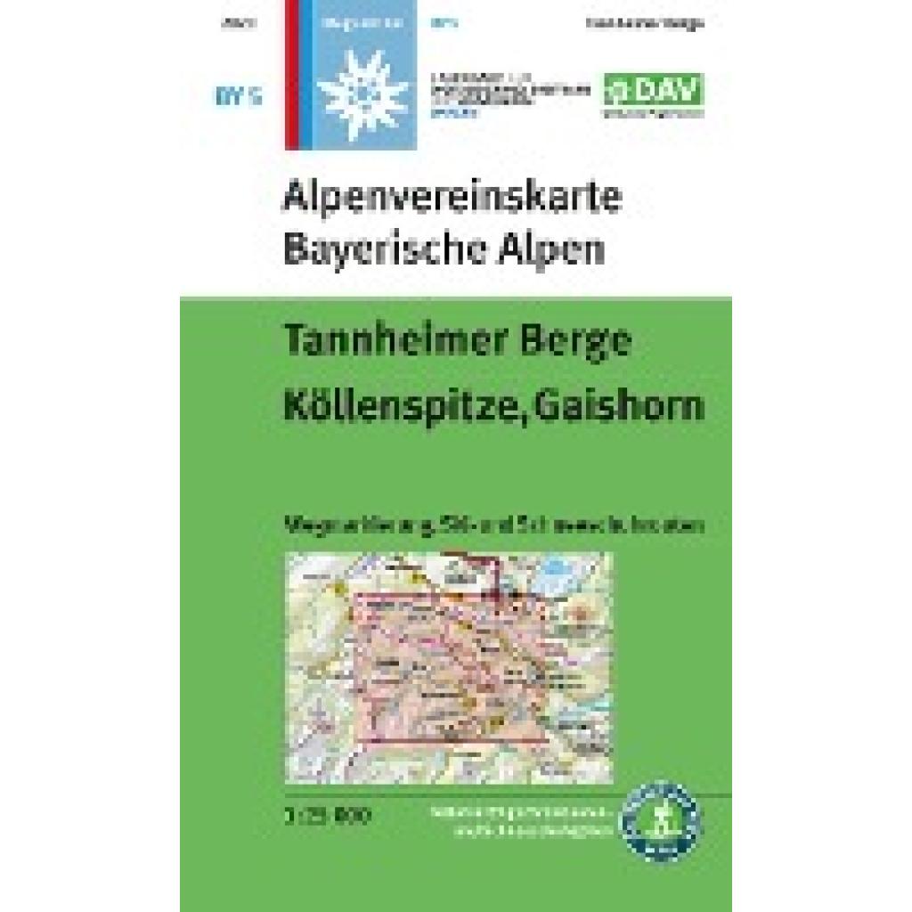 9783948256395 - Alpenvereinskarten BY 5 Tannheimer Berge Köllenspitze Gaishorn Karte (im Sinne von Landkarte) 9783948256395 - Alpenvereinskarten BY 5 Tannheimer Berge Köllenspitze Gaishorn Karte (im Sinne von Landkarte)