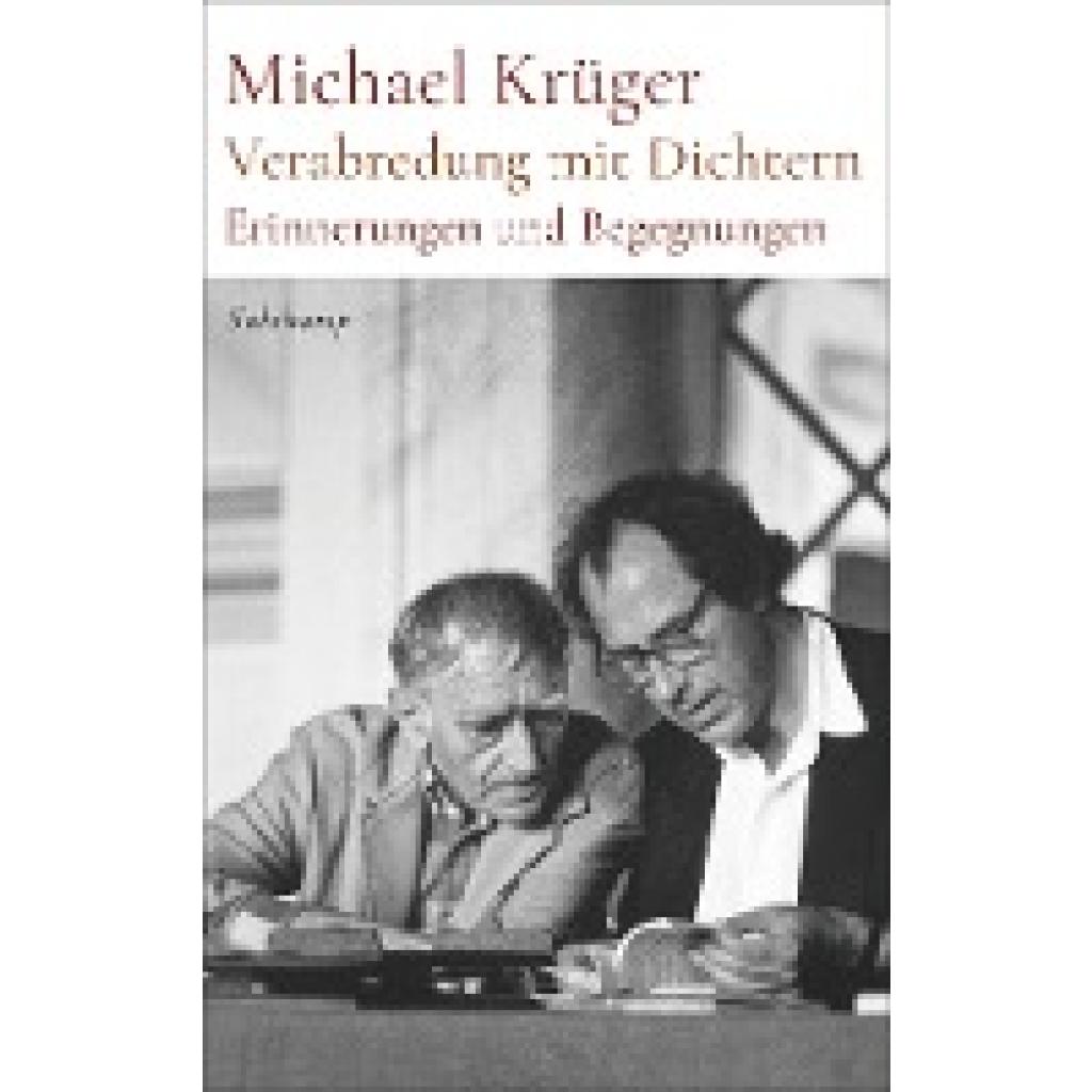 9783518431399 - Verabredung mit Dichtern - Michael Krüger Gebunden