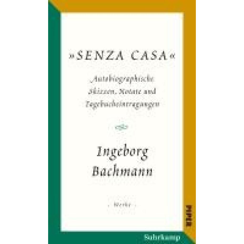 9783518431573 - Bachmann Ingeborg Salzburger Bachmann Edition