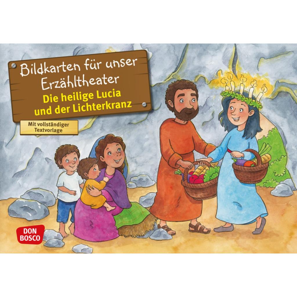 Fastenmeier, Catharina: Die heilige Lucia und der Lichterkranz. Kamishibai Bildkartenset.