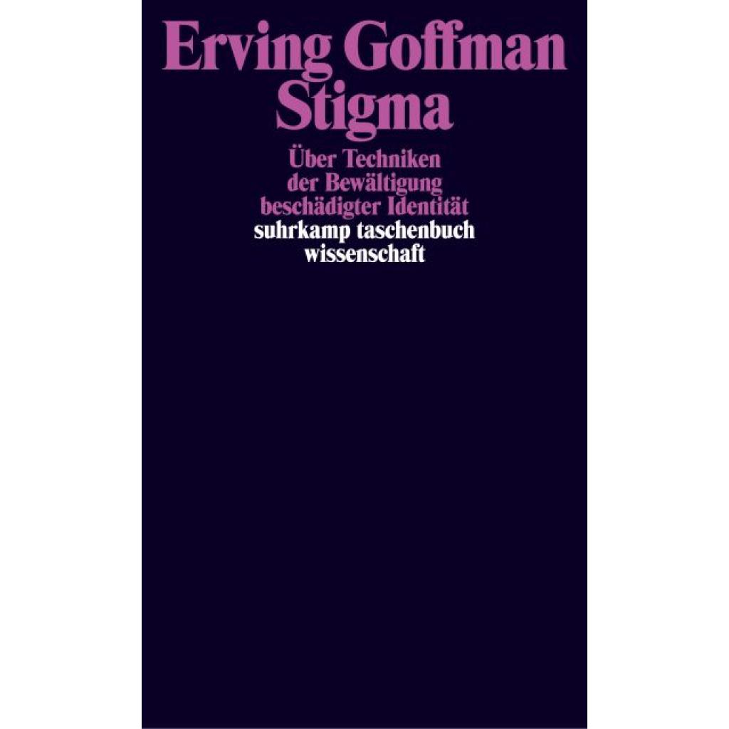 9783518277409 - Stigma - Erving Goffman Taschenbuch