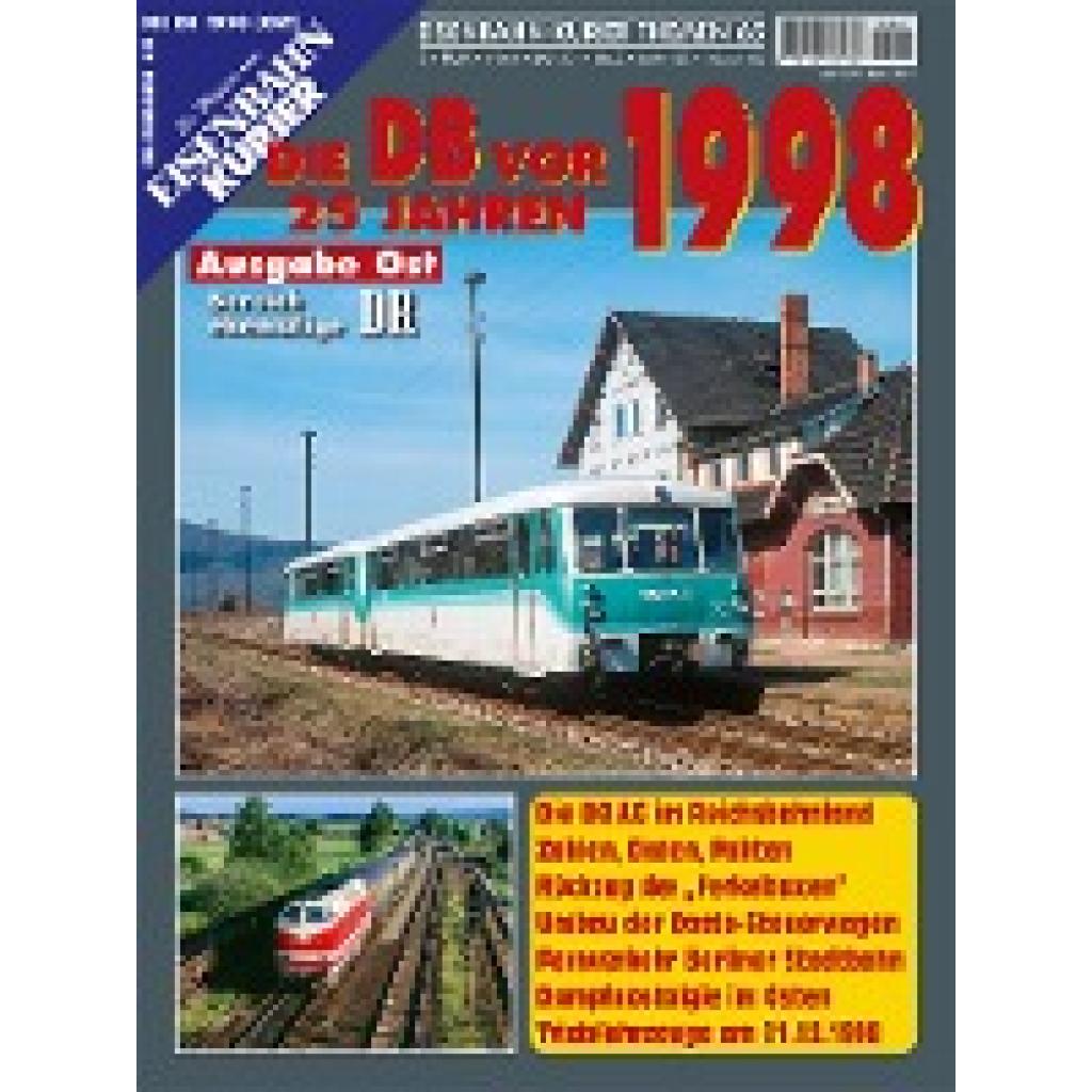 9783844618921 - Die DB vor 25 Jahren - 1998 Ausgabe Ost