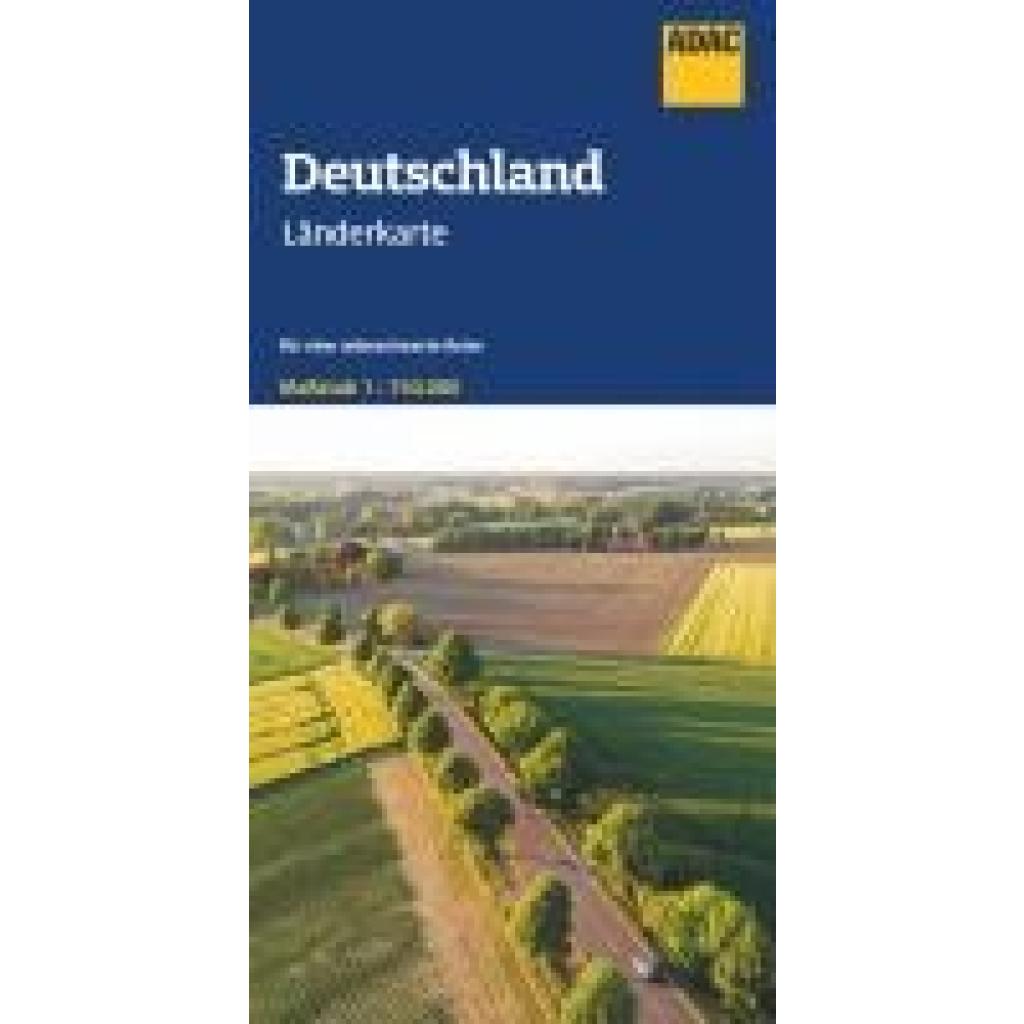 ADAC Länderkarte Deutschland 1:750.000