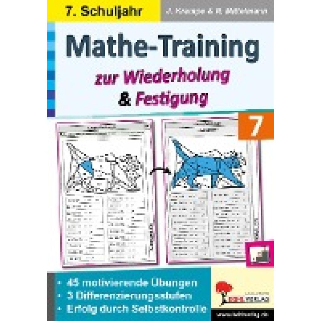 9783988410610 - Mathe-Training zur Wiederholung und Festigung   Klasse 7 - Jörg Krampe Rolf Mittelmann Kartoniert (TB)