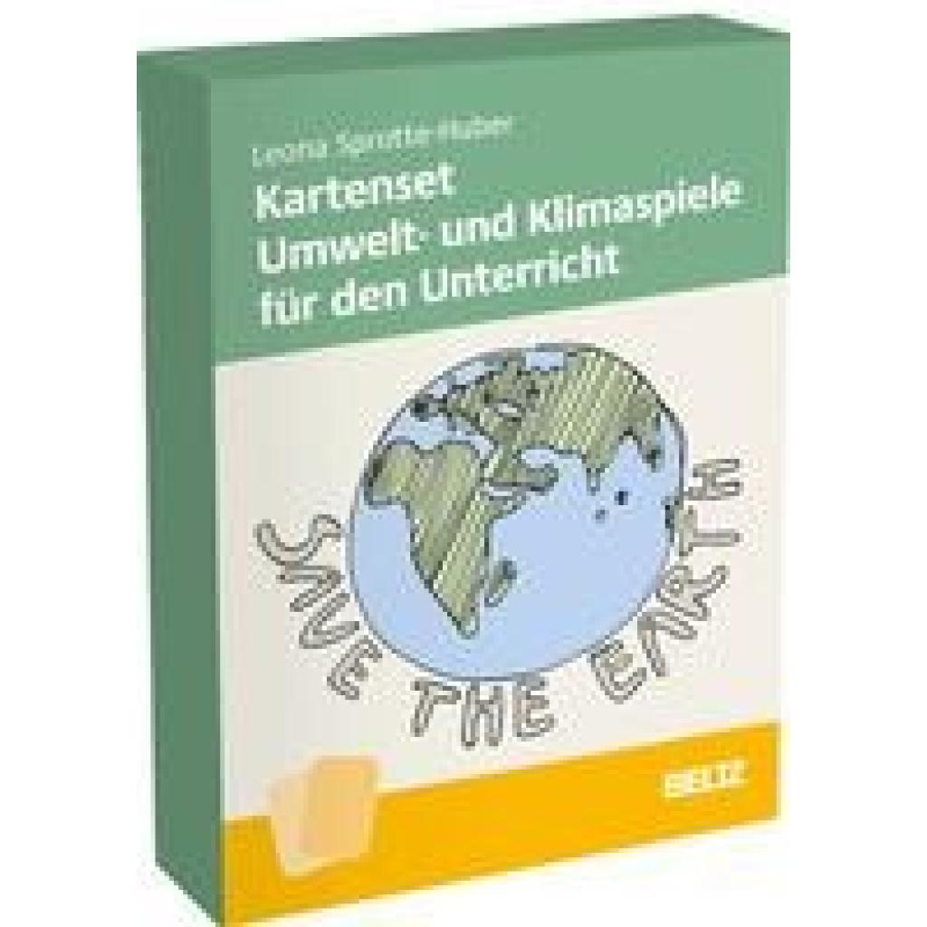 4019172200626 - Kartenset Umwelt- und Klimaspiele für den Unterricht - Leona Sprotte-Huber Box