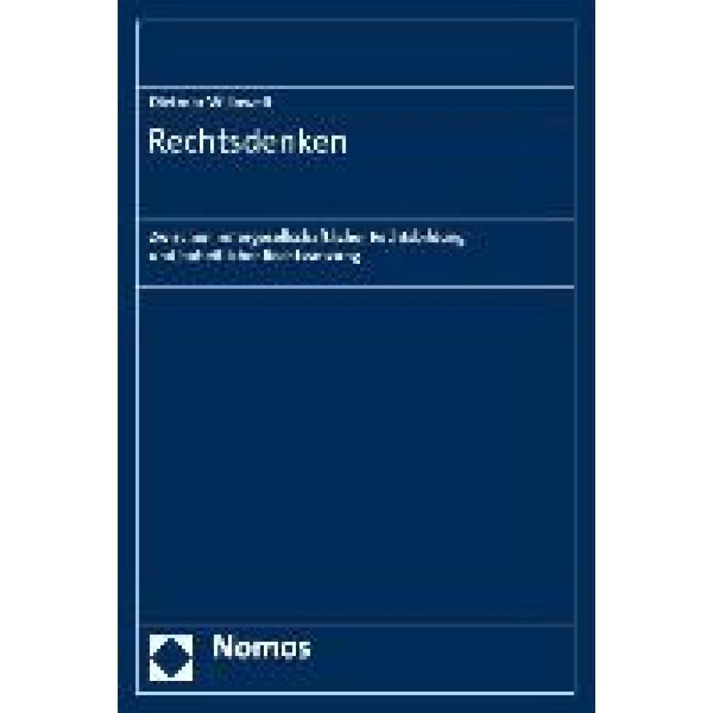 Willoweit, Dietmar: Rechtsdenken